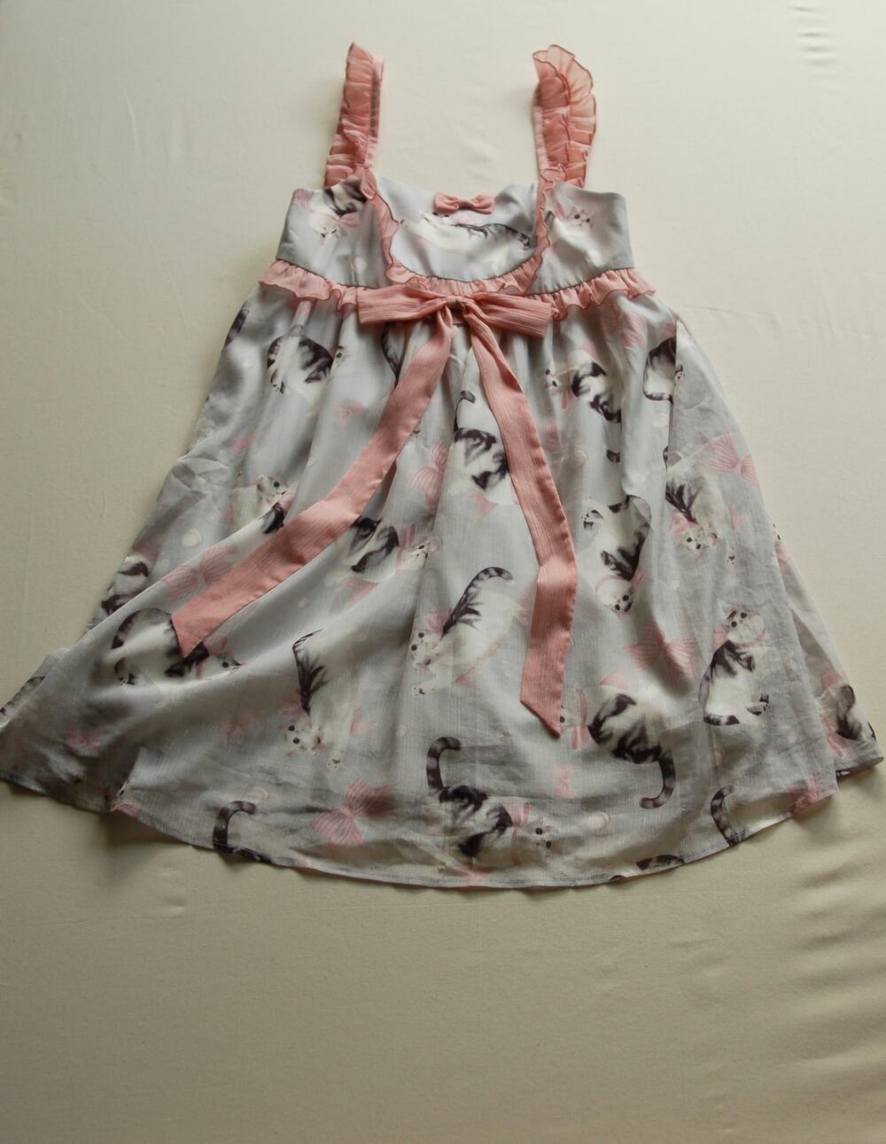 To Alice "Doll Paradise" Harajuku J-Fashion Kitten Dress Small Babydoll